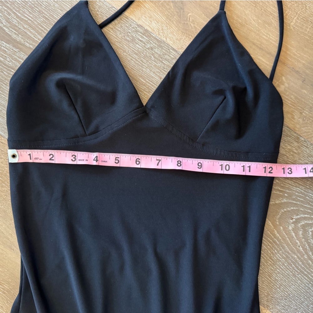 Norma Kamali Black Mermaid Fishtail Slip Gown - Picture 7 of 10